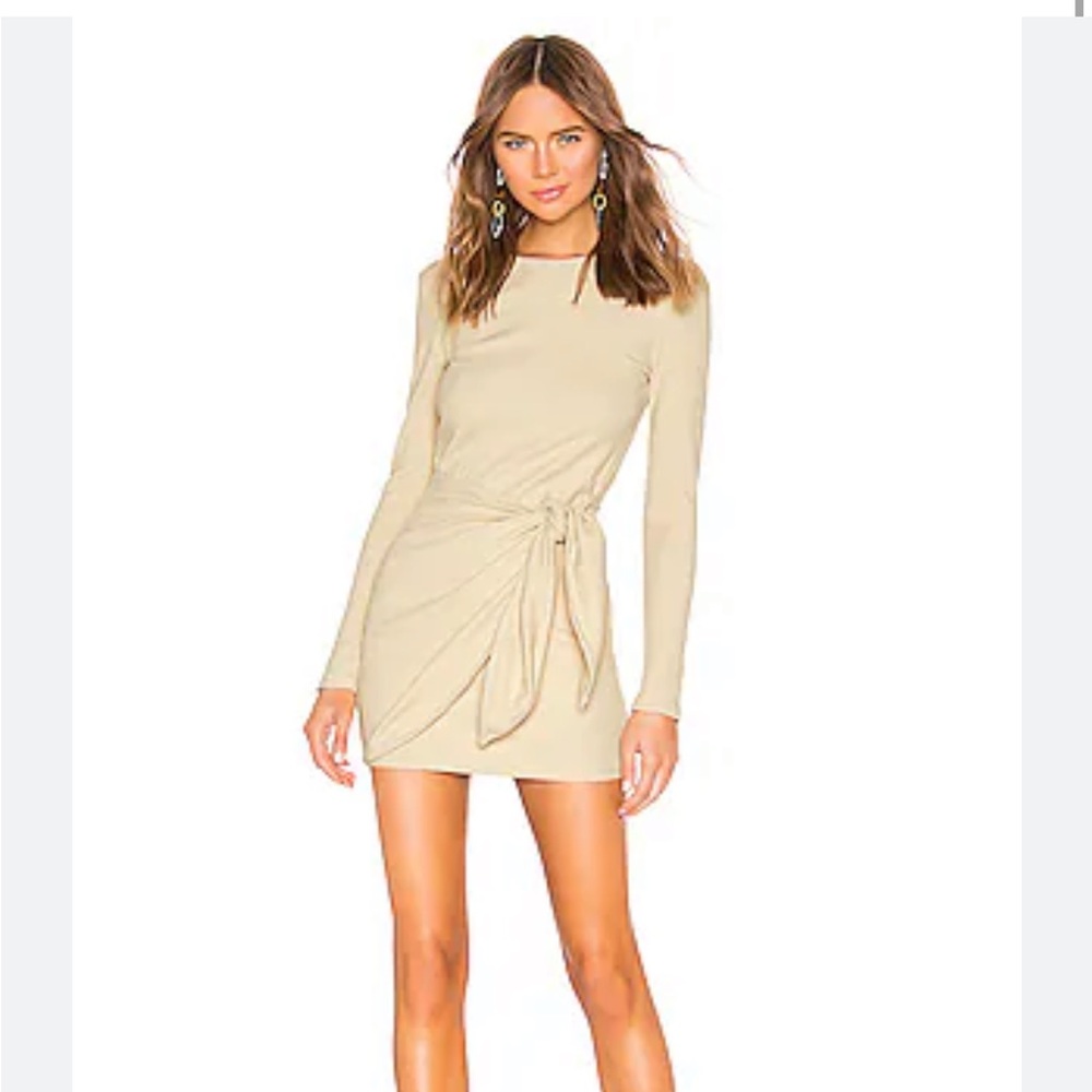Revolve Superdown Dana Wrap midi dress